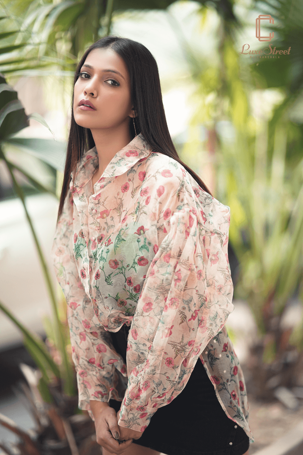 Organza Shirt Orange