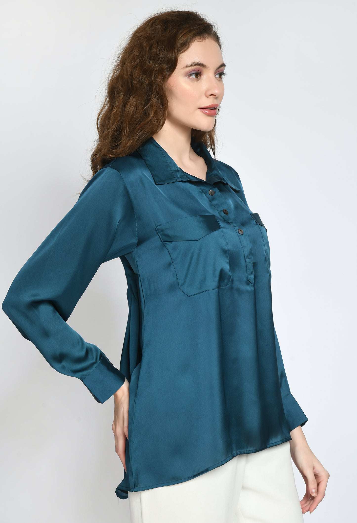 Tia Satin blouse