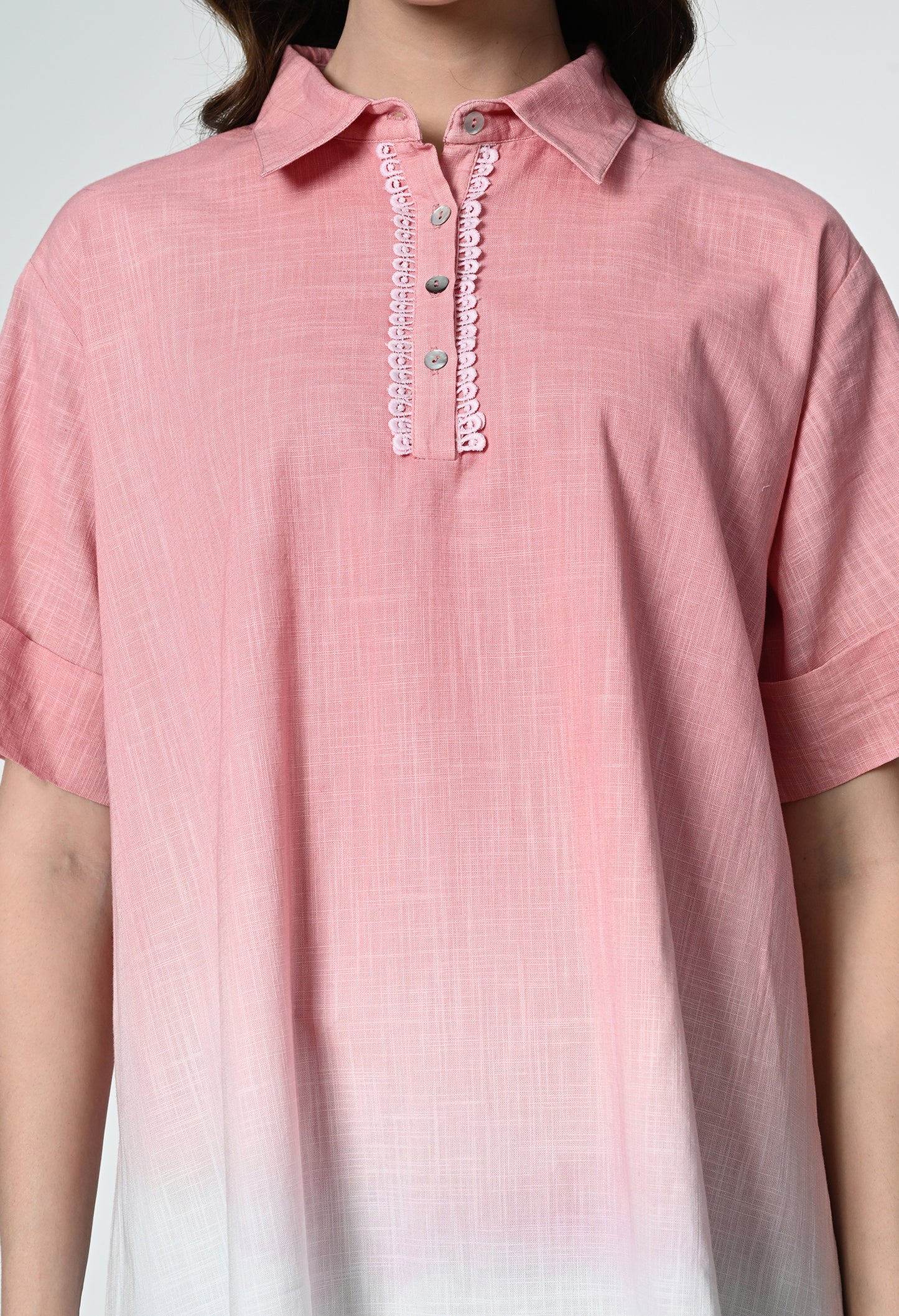 Daisy Dip Linen Dress