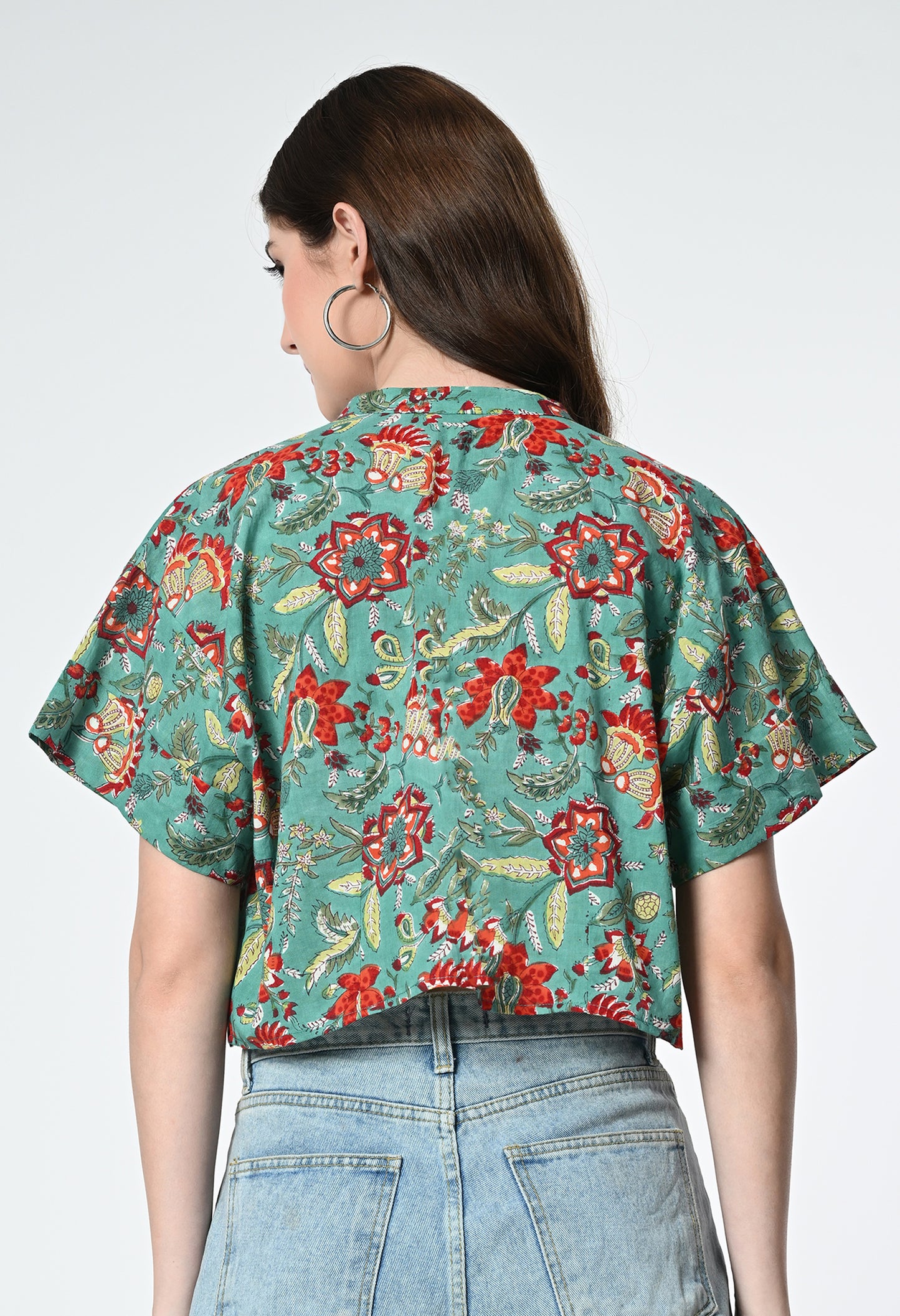 Fern Short sleeve crop Shirt