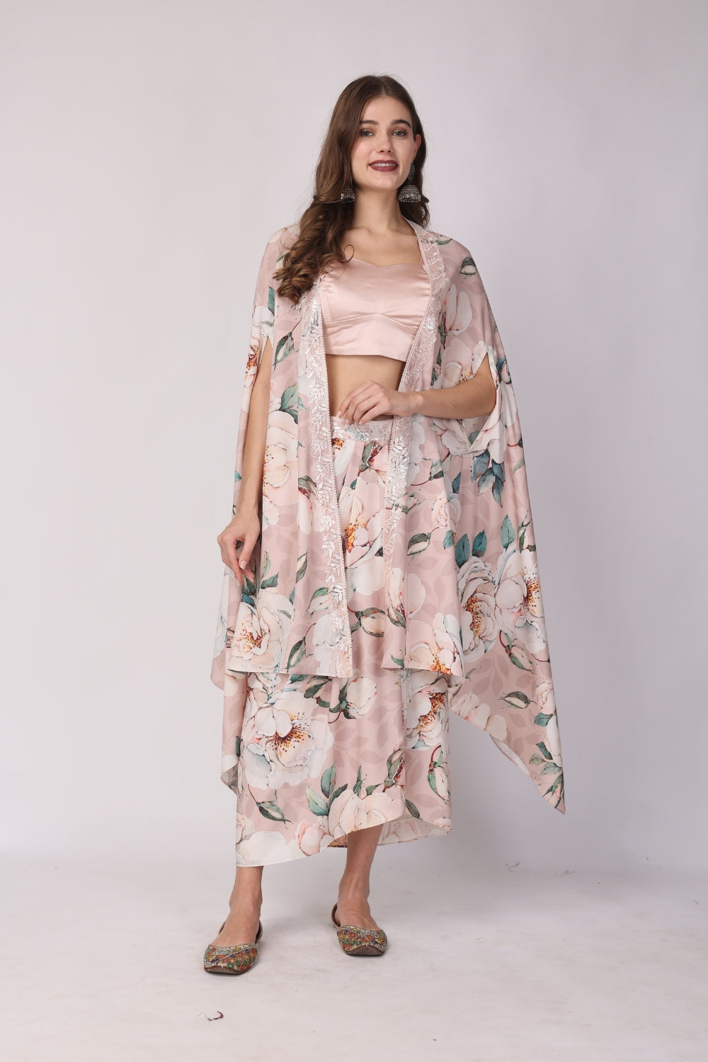 Irika Drape Cape/Blouse