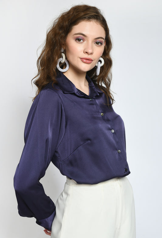 Juliet full sleeve Satin shirt