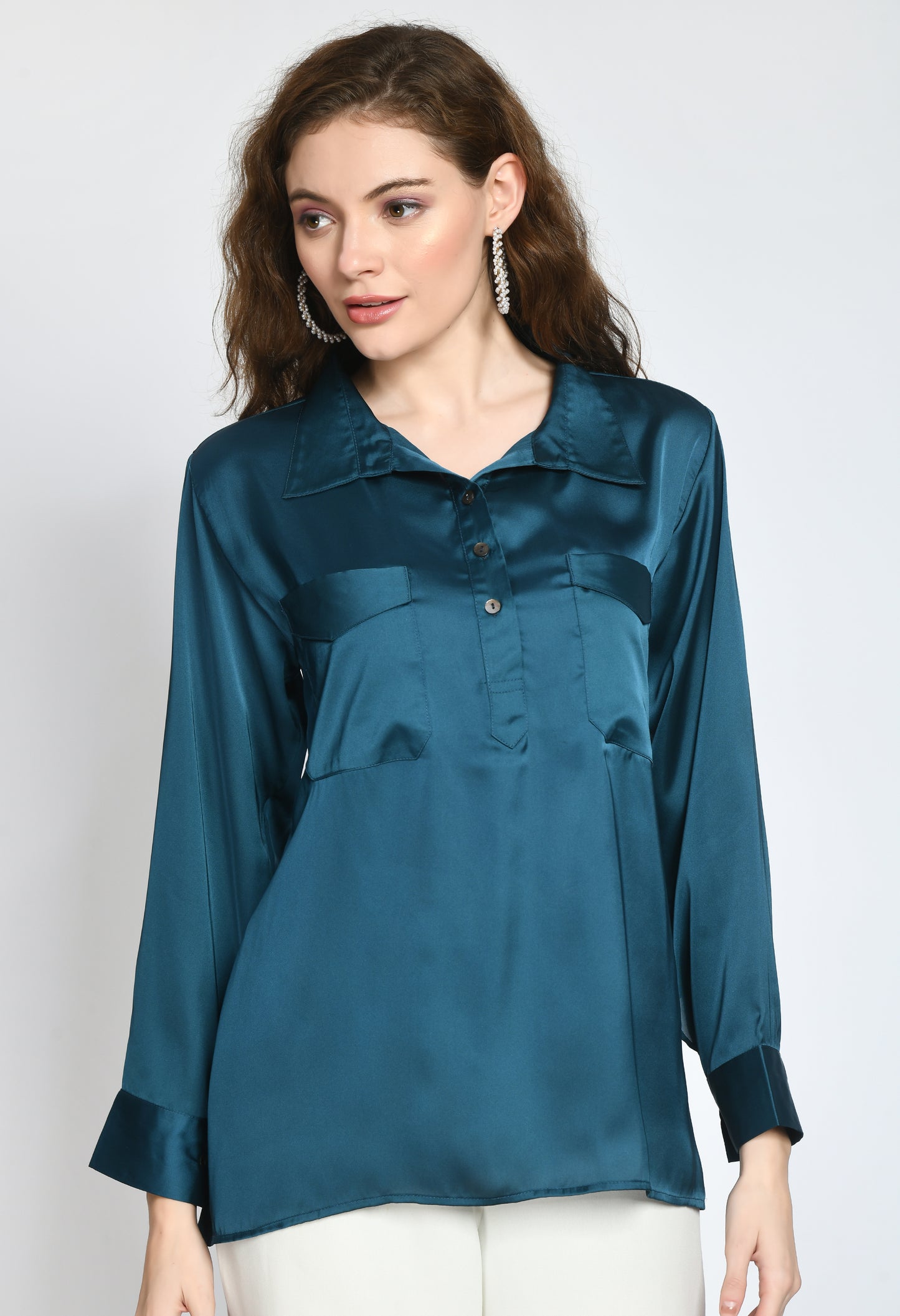 Tia Satin blouse