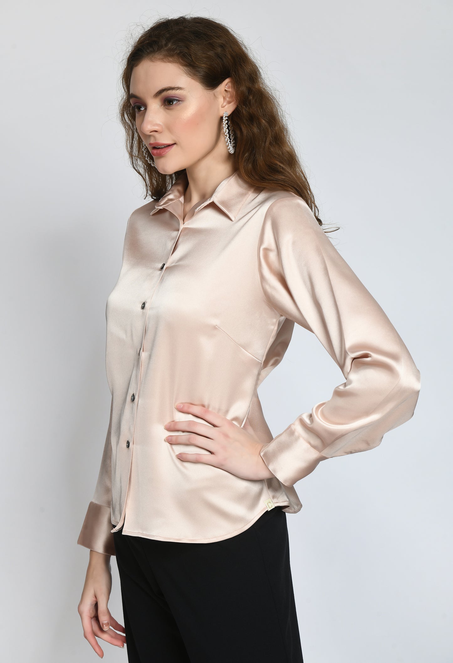 Juliet full sleeve satin shirt