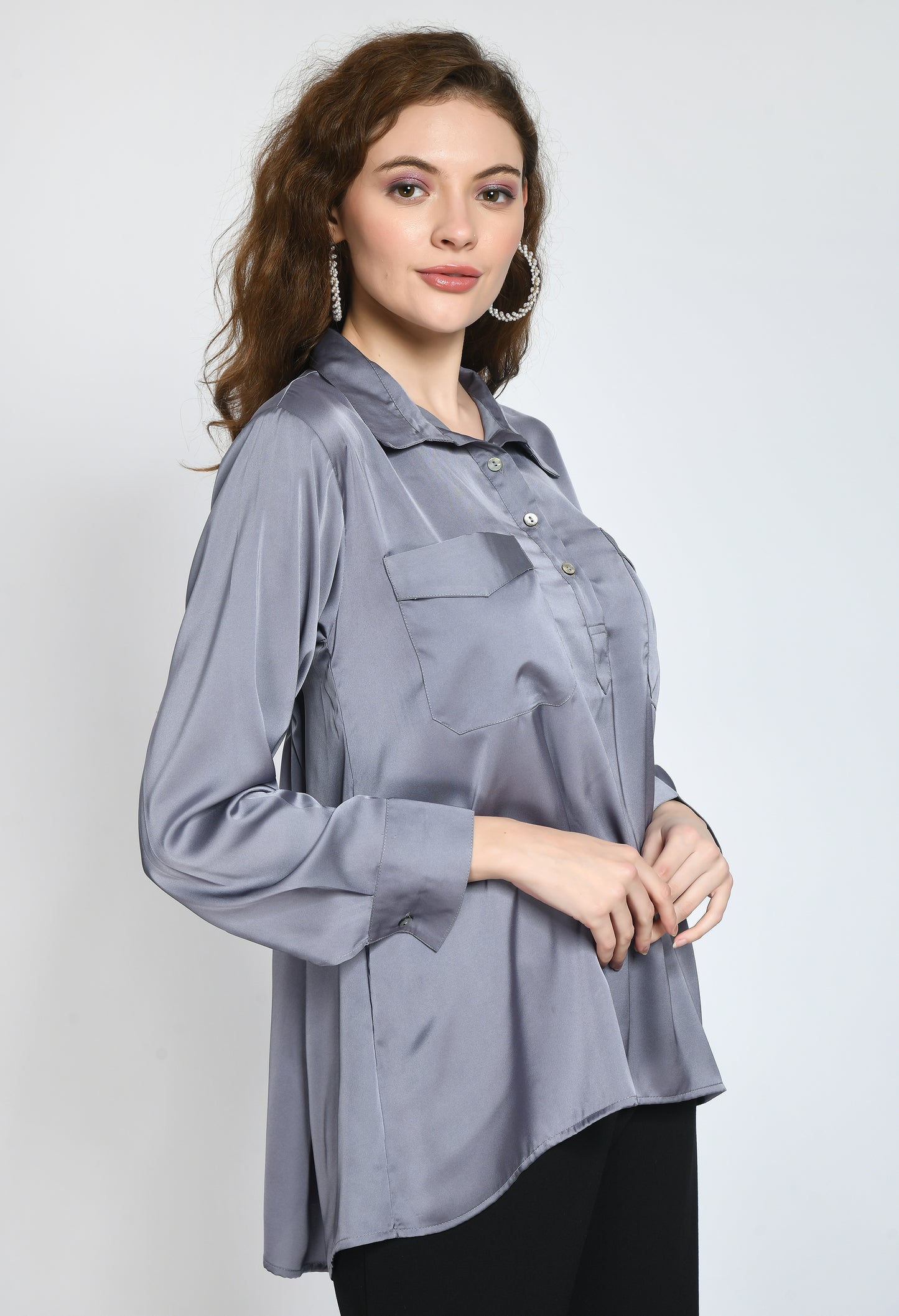 Tia Satin blouse