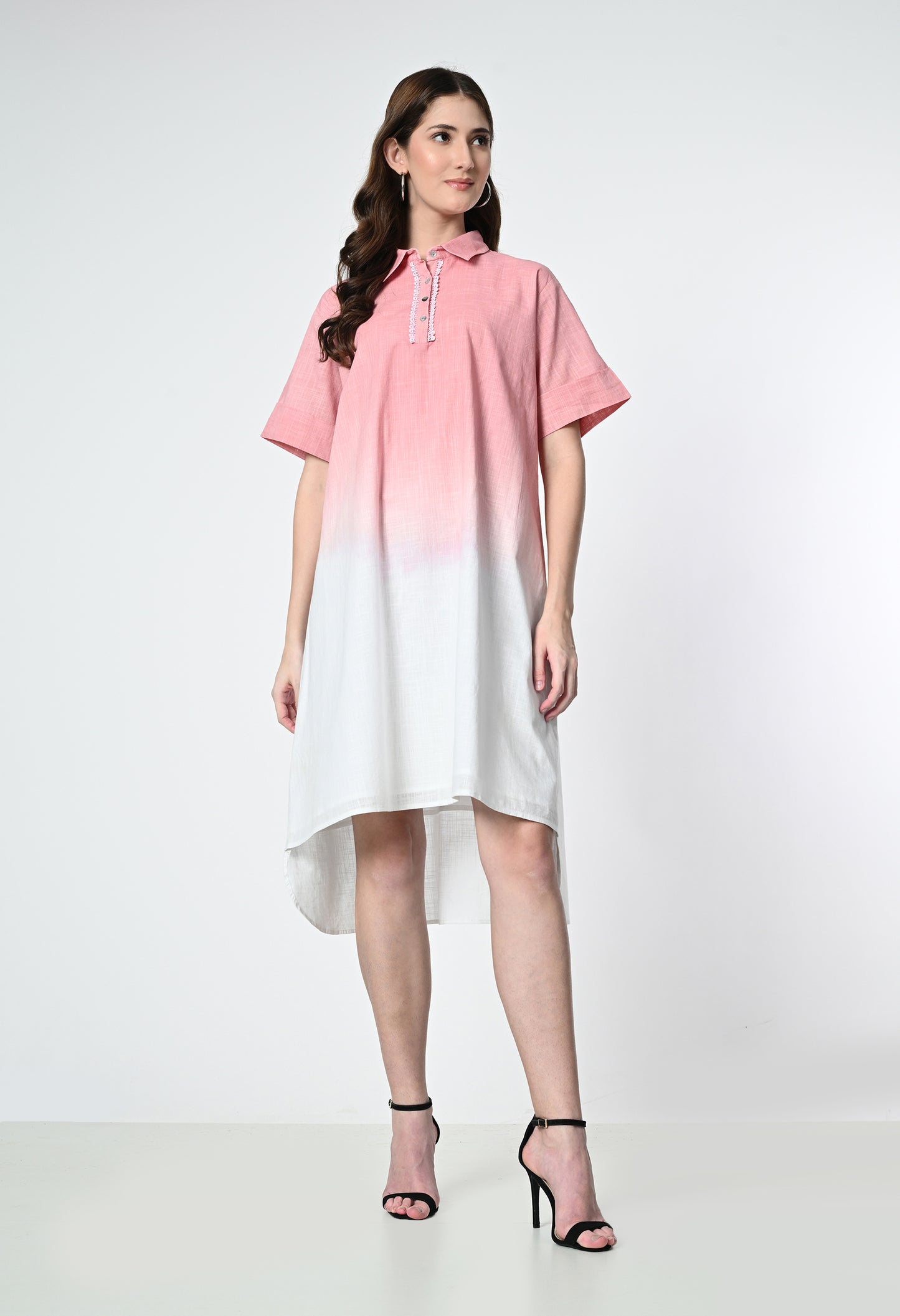 Daisy Dip Linen Dress